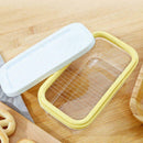 2 in 1 Butter Dish Butter Serving Tray with Lid /Container Box U9J5
