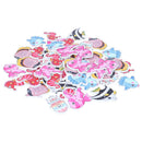 50PCs Wooden Buttons Colorful Mixed Fish Scrapbook Sewing Accessories DIY Cra3C