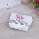 Women cute flamingo purse clutch wallet coin purse travel makeup b JR
