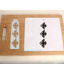 3pcs Plastic Cake Stencil Set Sugarcraft Biscuit Decorating Mold DIY Baking Tool