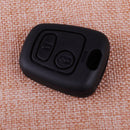 2-Button Remote Key Shell Flip Case Fob Uncut Blade fit for PEUGEOT 405 206 306