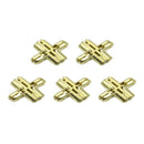 Folding Flush Mounted Table Hinge Polished Brass Cabinet Furniture