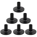 8pcs Drum Cymbal Sleeves Set Plastic Cymbal Stands with Black Flange Base
