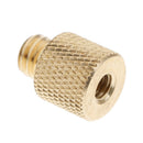 1/4" Female to 3/8" Male tripod thread reducer adapter brass copper for camera3C