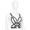 Womens Leather Body Chest Harness Belt Rivet Cage Bra Strap Metal  Party