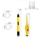 USB LED Flashlight Earpick Ear Cleaner Wax Removal Tool +Magnifier Style 3
