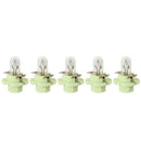 5pcs T5 B8.4D Halogen Car Gauge Bulbs for Dash Instrument Light (Green)