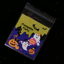 100pcs Happy Halloween Treat Bags Bakery Cookie Candy Sweet Biscuit Gift Bag