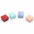 4pcs 4 x 4 cm High Quality Jewelry Organizer Box Rings Storage Box Small GifD2K6