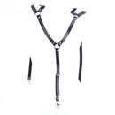 Men PU Leather Chest Strap Harness Clubwear Costume Fancy Dress Party BlME