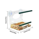 Acrylic Window With Strong Suction Cup Birdhouse Feed Bird Feeder Clear-Tra Z0U1