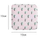 Portable Cotton Sanitary Bag Pad Pouch Coin Traveling for Girls Lady Cactus