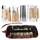 28Pcs Arts Crafts Clay Sculpting Tools Set Modeling Carving Tool Kit Potter