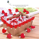 20Pcs Mini Cute Heart Wooden Pegs Photo Clips Room Wedding Craft Xmas Decor BX