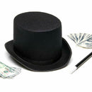 Black Kids Hat Folding Collapsible Top Hat Magic Magician Performer Trick M2E2
