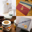 500Pcs Craft Paper Seal Label Thank You Stickers Handmade Custom Gift Bake SEAU