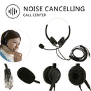 Call Center Hands-free Headset Headphone Monaural Mircrophone for Office