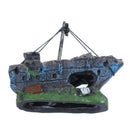 Fishing Boat Fish Tank Ornament Decoration for aquarium, aquarium decoratio