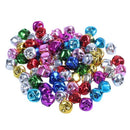 15mm - Jingle bells multi coloured approx 80 bells B7B9