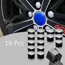 16 x Car Wheel Nut Bolt plastic Covers Caps For Peugeot 307 308 407 408 2008 k3C