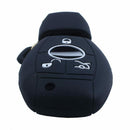 Silicone Cover Skin Jacket for MERCEDES BENZ Smart Key Black