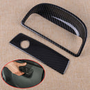 Carbon Fiber Glove Box Switch Trim Handle Decorative Cover Fit for Jeep Wrangler