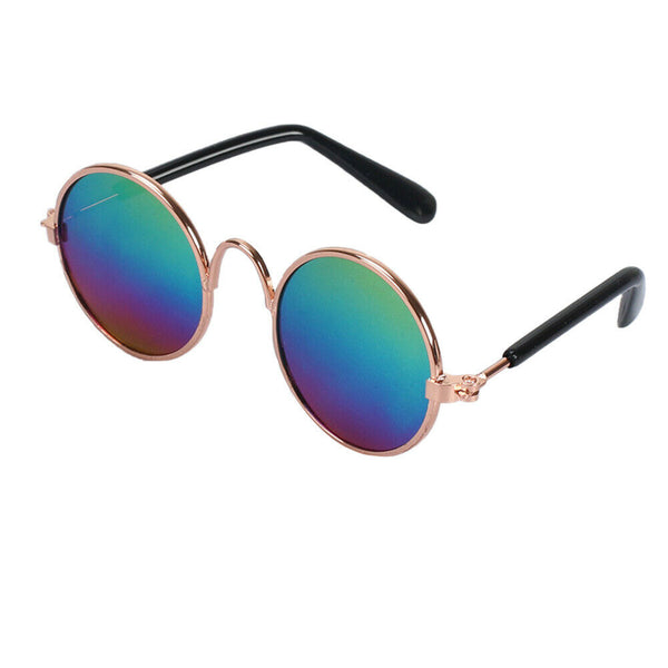 Lovely Dog Cat Glasses Pet Eye Protection Sunglasses Photos Props (Color) A#S