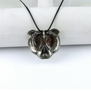 Bear Head Amulet Pendant Necklace Norse Viking Necklace Talisman Jewelry FT