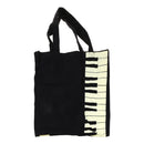 New Vogue Black Piano Keys Music Handbag Tote Bag Shopping Bag Handbag Fashion