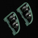 20pcs Fluorescent Fishing Rod Tip Clip Twin Bell Fish Bite Alarm Alert