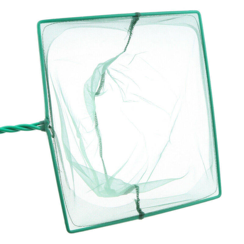 Set of 2, Aquarium Fish Tank Square Shrimp Small Betta Tetra Fish Net 10 & 6