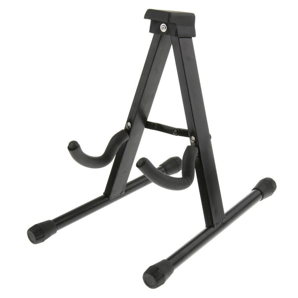 Folding French Horn Stand for Musical Instrument Placing Black