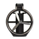 Universal Car Air-Outlet Folding Cup Bottle Drink Holder with Fan Black