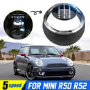 5 Speed Car Manual Gear Shift Knob Lever Shifter Knob for Mini R50 2000-200