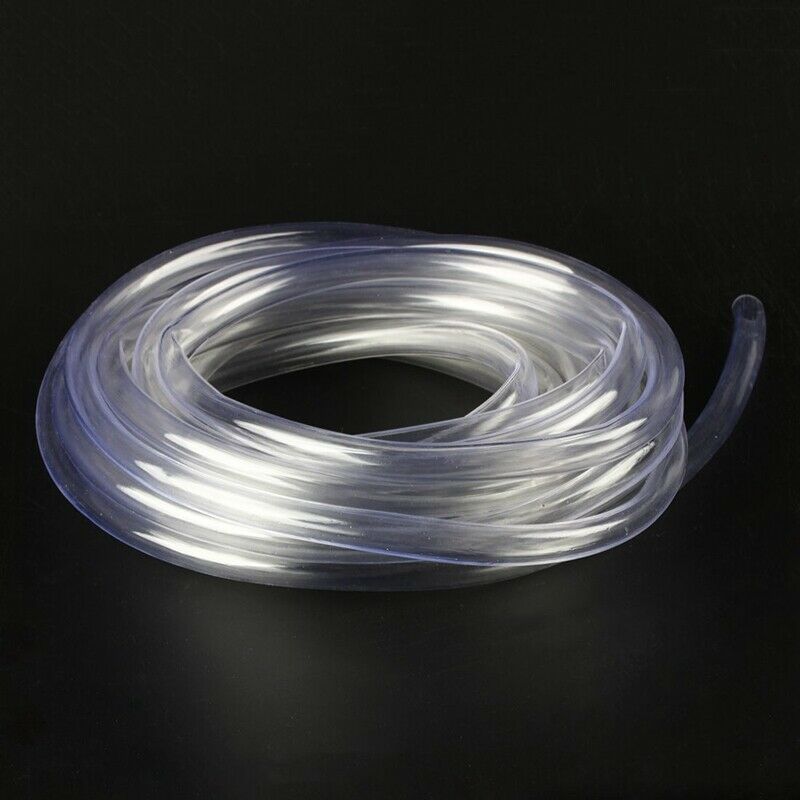 12mm x 10mm 6 Meters Length Clear Soft Plastic Aquarium Hose Tube I7N5