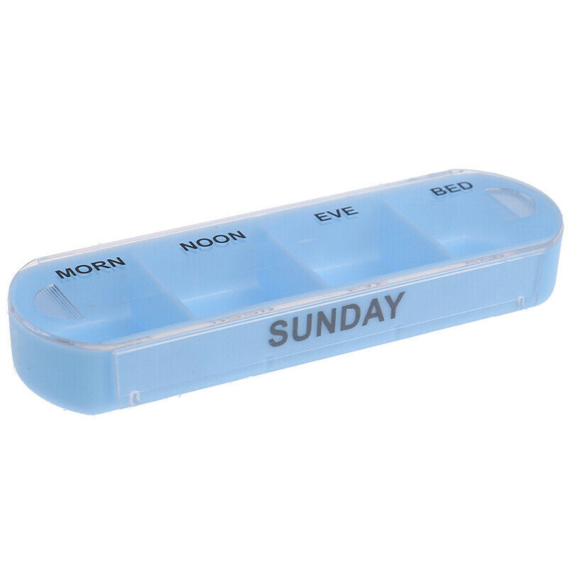 7 Days pill wallet box medicine tablet storage box storage travel dispenser FT
