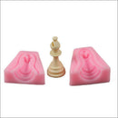 12 Pieces Chess Silicone Molds, Reusable Fondant Molds, Crafting Cake Chocolate
