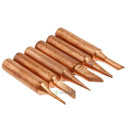 6X Solder Screwdriver Iron Tip 900M-T for Hakko Soldering Rework Station Tool
