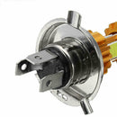 H4 DC 9V-12V LED 3 COB Motorcycle Headlight Bulb 1300LM 6500K Beam Hi/Lo Ho L5C9