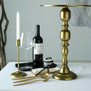Iron Candle Holder Candlestick Tealight Wedding Home Decor Golden S