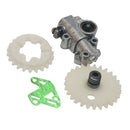 2 Sets Oil Pump Gasket Worm Gear Fits for Stihl MS028 038 048 Mower Parts