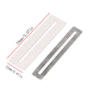 guitar fret crowning luthier file cutting edge tool + triangular rule + shim FT