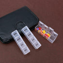 28 Grids Pills Storage Box Tablet Case Stationery Holder Organizer(Clear)