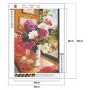 5D DIY Diamond Painting Flower Vase Full Drill Embroidery Pictures (JH115)