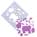 Dairy Cattle Cow Craft Puzzle Die Cutting Stencil Scrapbooking DIY Decor
