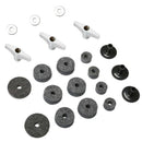 21Pcs Cymbal Replacement Accessories Cymbal Stand Sleeves Cymbal Felts With C7P7
