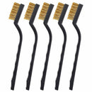 10 pieces Scratch Brush (Stainless Steel + Brass), Curved Handle Masonry br Z4Z8