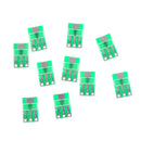 10pcs Double-Side SMD SOT223 to DIP SIP3 Adapter PCB Board DIY Converter  Z