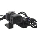 Dual Usb Port Waterproof Motorbike Motorcycle Handlebar Charger Adapter Pow