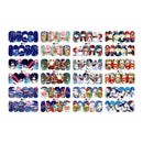 12 Sheets beauty Christmas water transfer nail art stickers decals nails de Q2P3